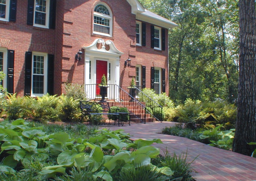 Curb appeal traditional home